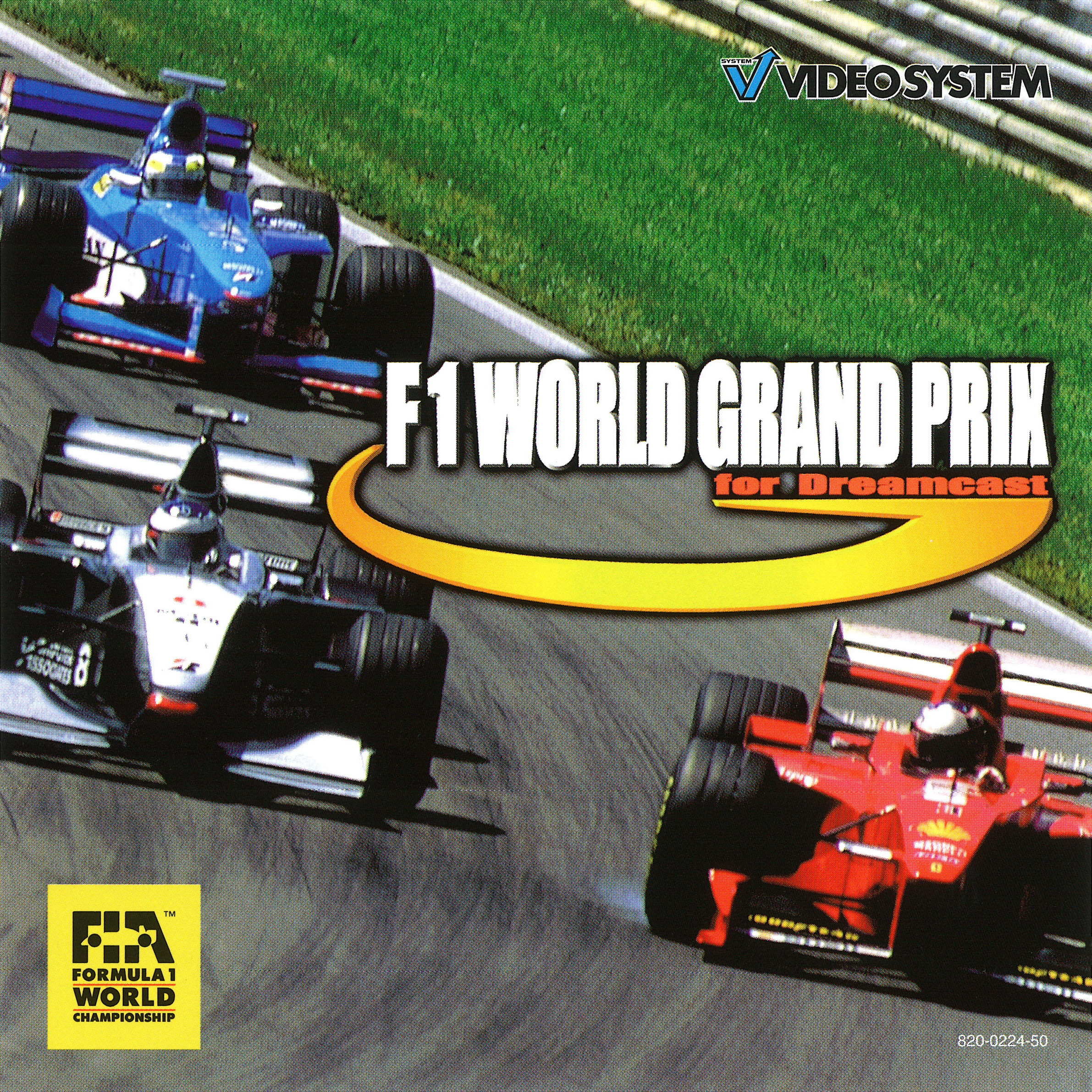 Caja de F1 World Grand Prix for Dreamcast