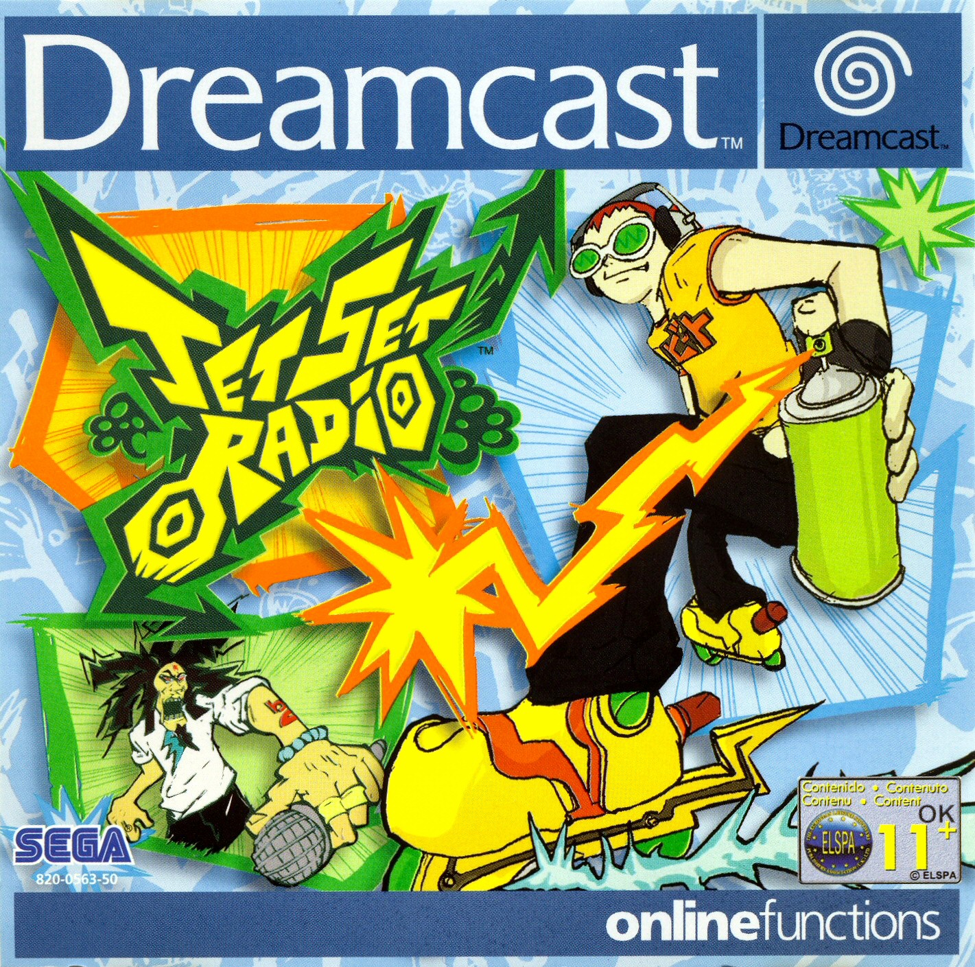 Caja de Jet Set Radio