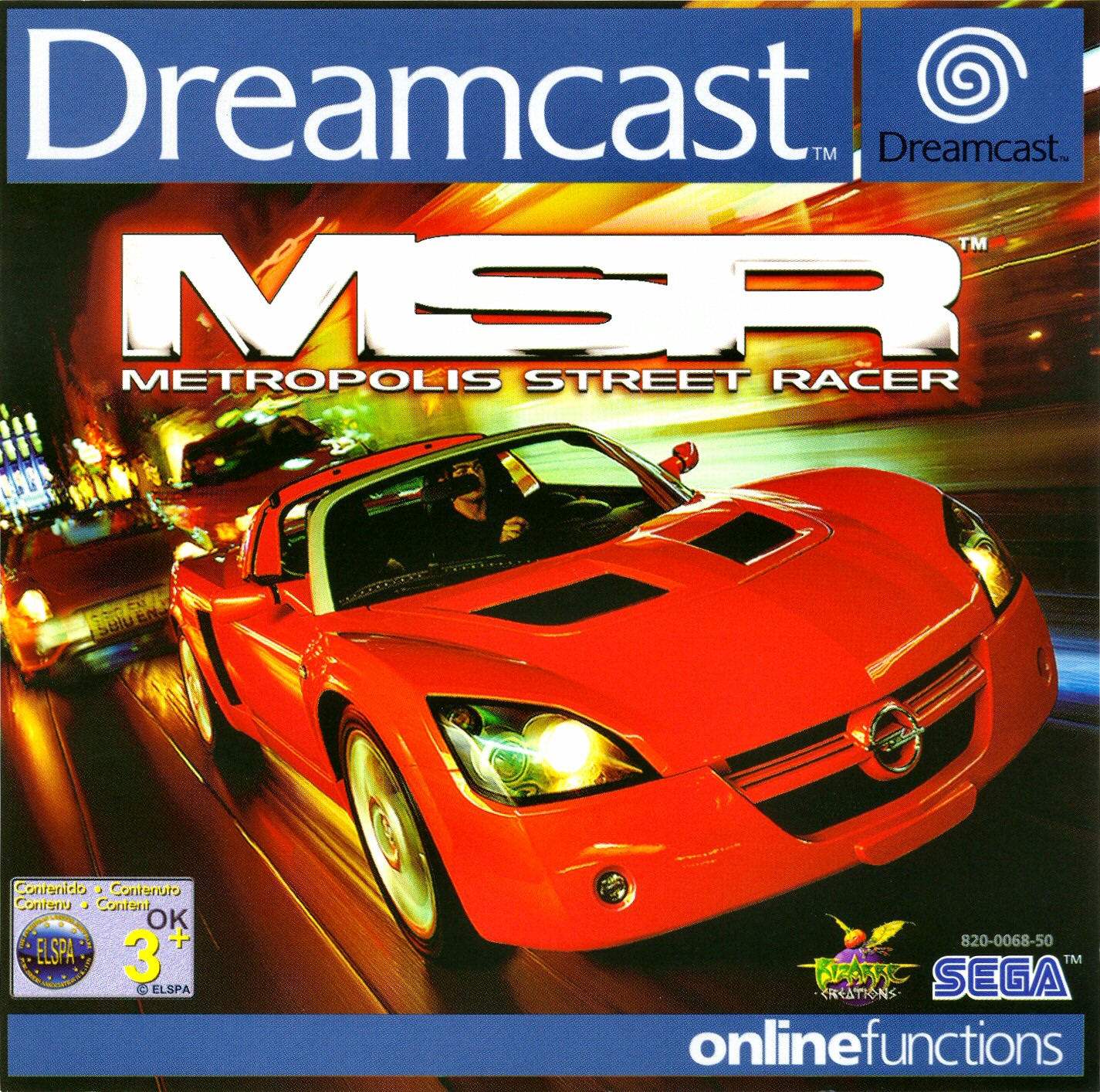 Caja de MSR - Metropolis Street Racer