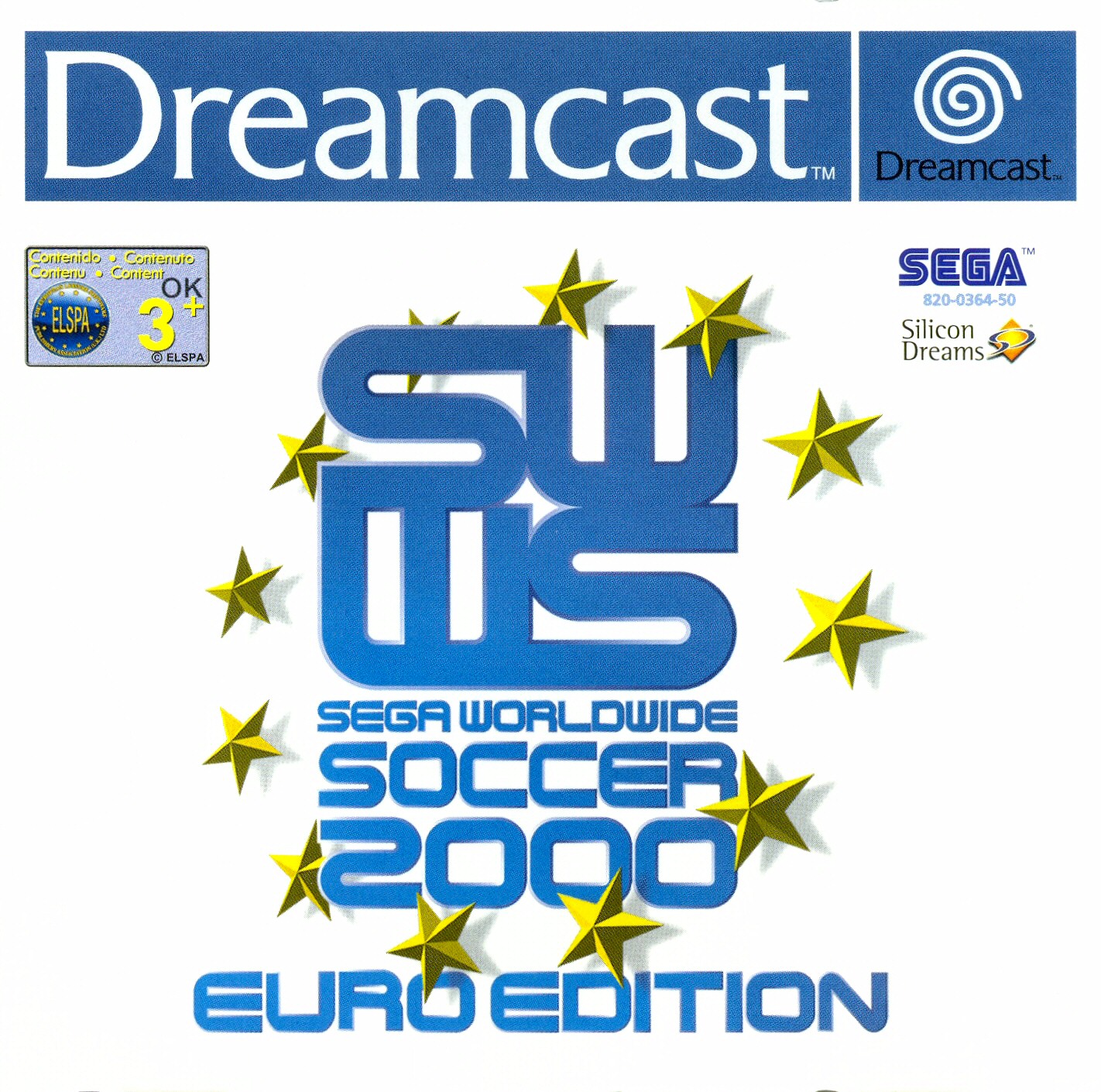 Caja de Sega Worldwide Soccer 2000: Euro Edition