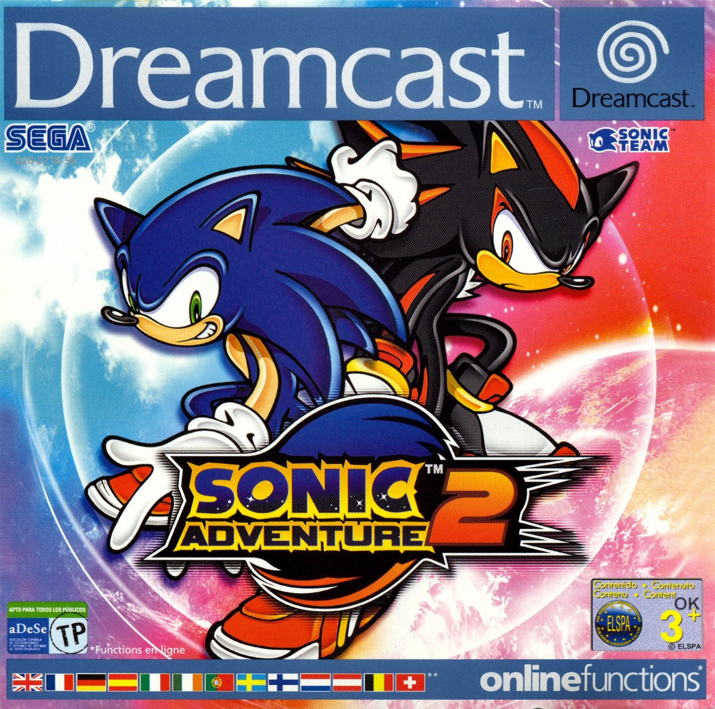 Caja de Sonic Adventure 2