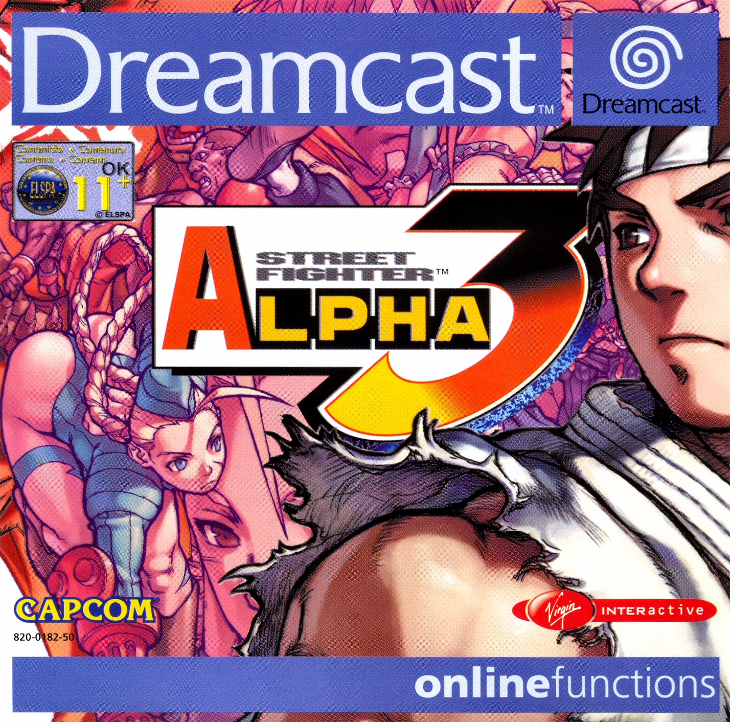 Caja de Street Fighter Alpha 3