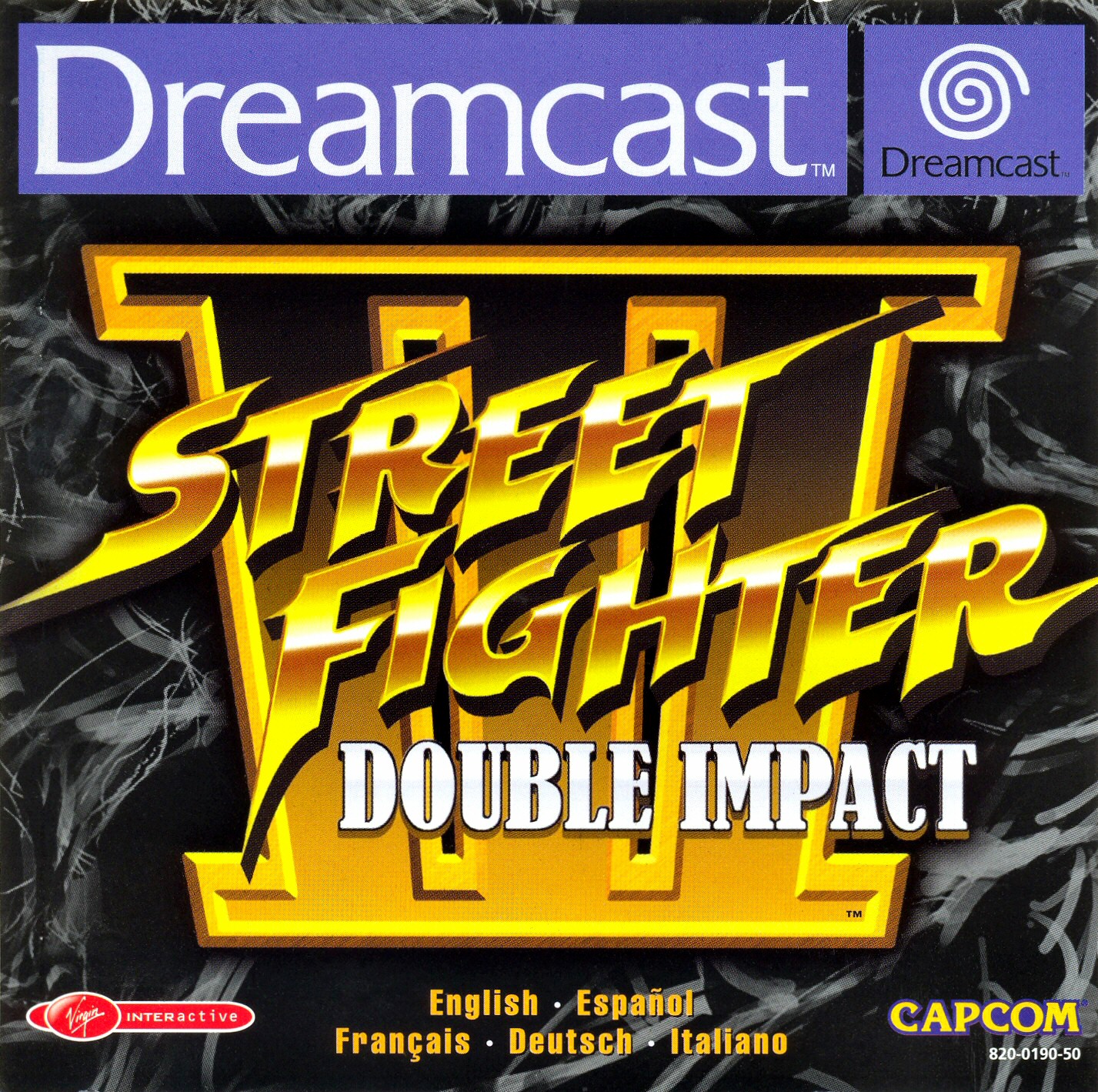 Caja de Street Fighter III: Double Impact