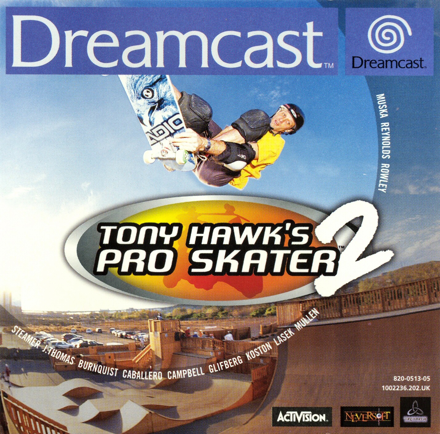 Caja de Tony Hawk’s Pro Skater 2