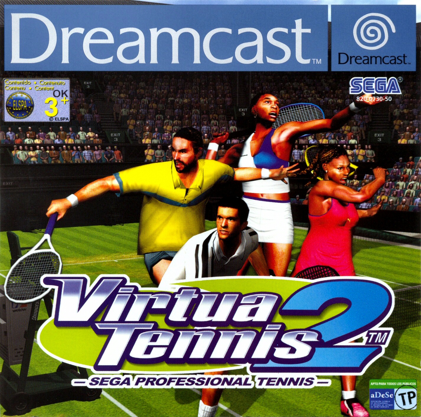 Caja de Virtua Tennis 2